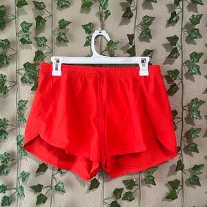 Red old navy woman’s athletic shorts